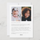 Liefde Confetti Rode Valentijnsdag Fotokaart Feestdagenkaart (Achterkant)