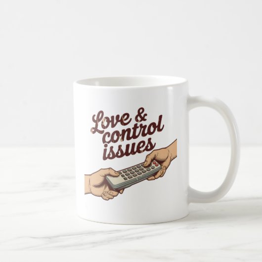 Liefde & controleproblemen | Relatiekracht Humor Koffiemok (Rechts)
