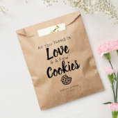 Liefde Cookies Behandel Bruiloft Favor Bag Bedankzakje (Gezegeld)