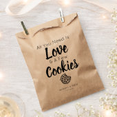 Liefde Cookies Behandel Bruiloft Favor Bag Bedankzakje (Geknipt)