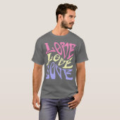 liefde coole familie t-shirt (Voorkant volledig)