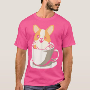 Liefde Corgi Hond Rassen Huisdier Puppy Welshe Cor T-shirt
