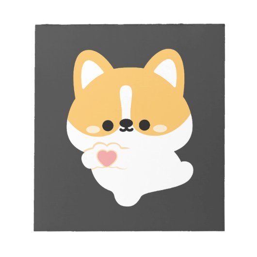 Liefde Corgi Notitieblok (Voorkant)