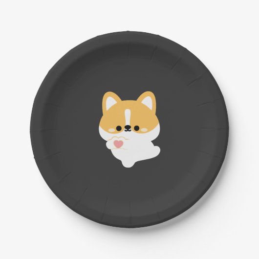Liefde Corgi Papieren Bordje (Voorkant)