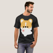Liefde Corgi T-shirt (Voorkant volledig)