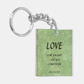 Liefde Cosmetologist Sleutelhanger (Voorkant Links)