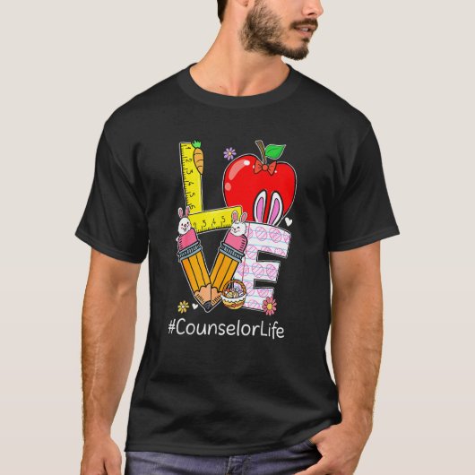 Liefde Counselor Life Funny Eag Bunny Eg T-shirt (Voorkant)