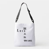 Liefde Crossbody Tas (Achterkant)