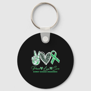 Liefde Cure Nierziekte Awareness Gifts Sleutelhanger