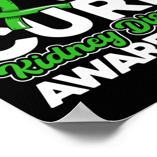 Liefde Cure Nierziekte Bewustzijn 1 Poster (Hoek)