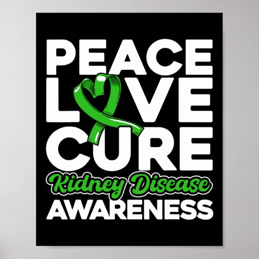 Liefde Cure Nierziekte Bewustzijn 1 Poster (Voorkant)