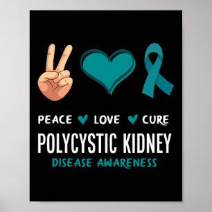 Liefde Cure Polycystic Kidney Disease Awareness Poster