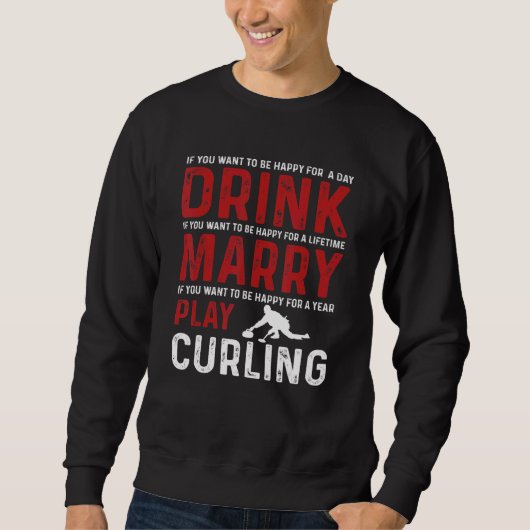 Liefde Curling Team Trui (Voorkant)