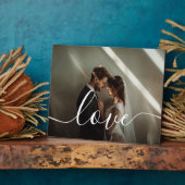 'Liefde' Custom koppel foto Fotoplaat (Zijkant)