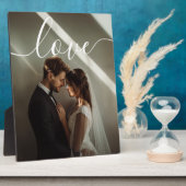 'Liefde' Custom koppel foto Fotoplaat (Zijkant)