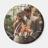 'Liefde' Custom koppel foto Magneet (Voorkant)