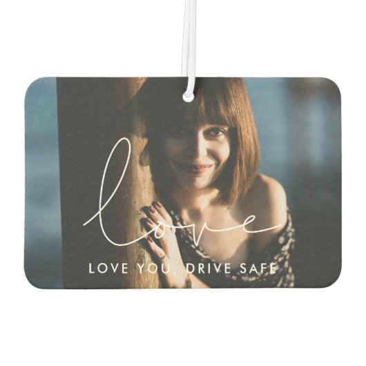 Liefde Custom paar afbeelding luchtverfrisser (Achterkant)