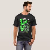 Liefde Dabbing Shamrock Nursing Life St Patric T-shirt (Voorkant volledig)