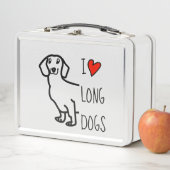 Liefde Dachshond Hond Schattige Tekening (In situ)