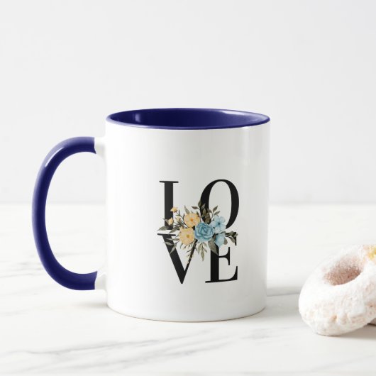Liefde dag koffie mokken (Met donut)