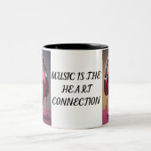 "Liefde dagelijks gebrouwen" Tweekleurige Koffiemok (Center)