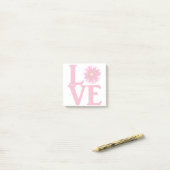 Liefde Dahlia Klassiek Post-it® Notes (Op bureau)