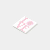 Liefde Dahlia Klassiek Post-it® Notes (Schuin)