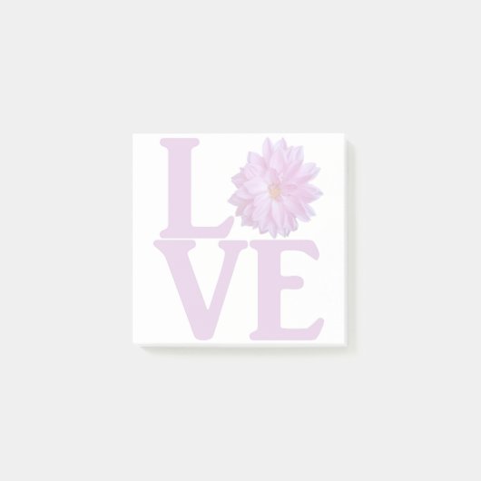Liefde Dahlia Lavendel Klassiek Post-it® Notes (Voorkant)