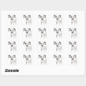 Liefde Dalmatische Puppy Dog Groet Stickers (Vel)