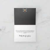 Liefde & Dank Chalkboard Bedankkaartjes Bedankkaart (Binnen)
