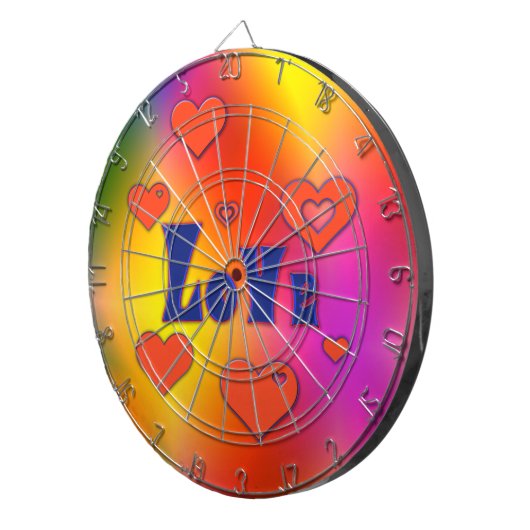 Liefde Dartbord (Voorkant Rechts)