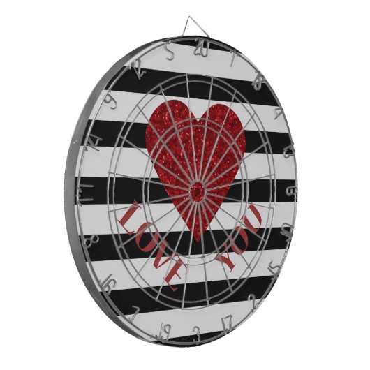 Liefde Dartbord (Voorkant Links)