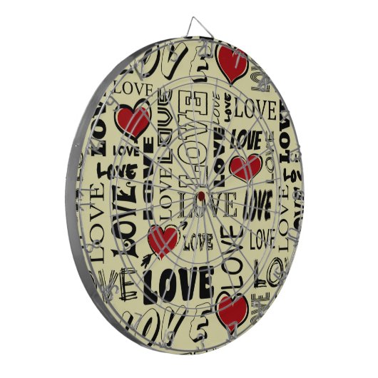 Liefde Dartbord (Voorkant Links)