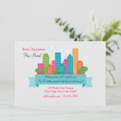 Liefde de aankondiging van het stadsleven (Staand voorkant)