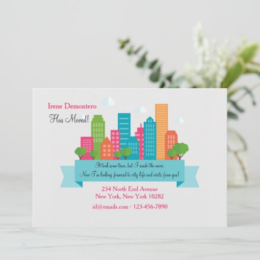 Liefde de aankondiging van het stadsleven (Staand voorkant)