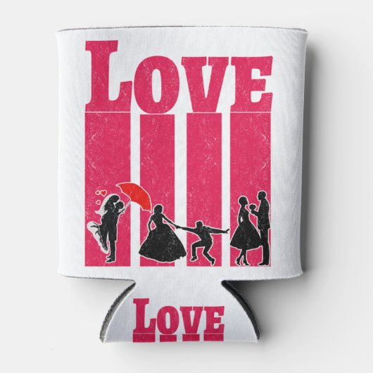 Liefde | De beste Valentijnsdag cadeaus voor haar Blikjeskoeler (Voorkant)