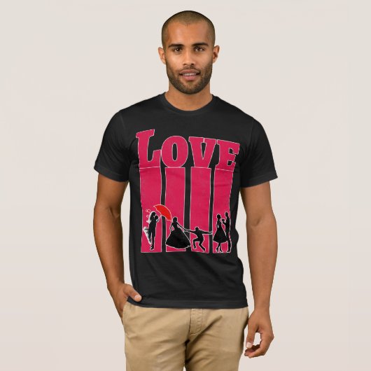 Liefde | De beste Valentijnsdag cadeaus voor haar T-shirt (Voorkant volledig)