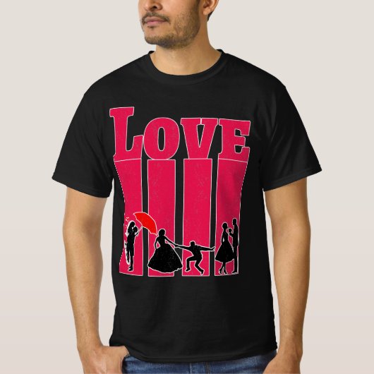 Liefde | De beste Valentijnsdag cadeaus voor haar T-shirt (Voorkant)