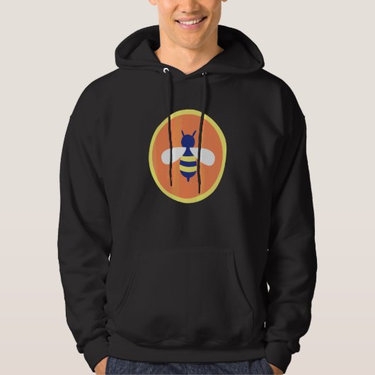 Liefde De Bijen Hippies 70s Hoodie (Voorkant)