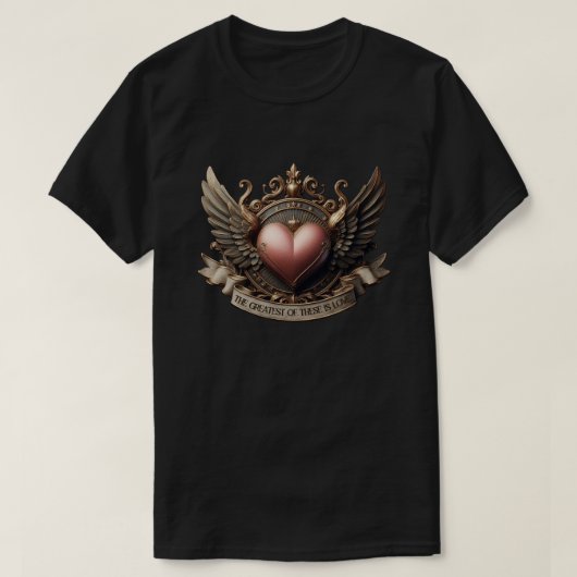 Liefde, de Grootste T-shirt (Design voorkant)