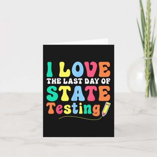 Liefde (de laatste dag van de staat) Testen Grappi Kaart (Voorkant)