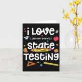 Liefde (de laatste dag van de staat) testen leraar kaart (Gele Bloem)