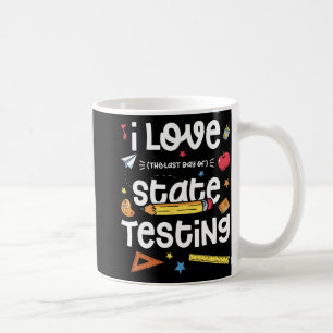 Liefde (de laatste dag van de staat) testen leraar koffiemok