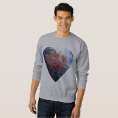 "Liefde" de planeet en het is het People Sweatshir Trui (Voorkant volledig)