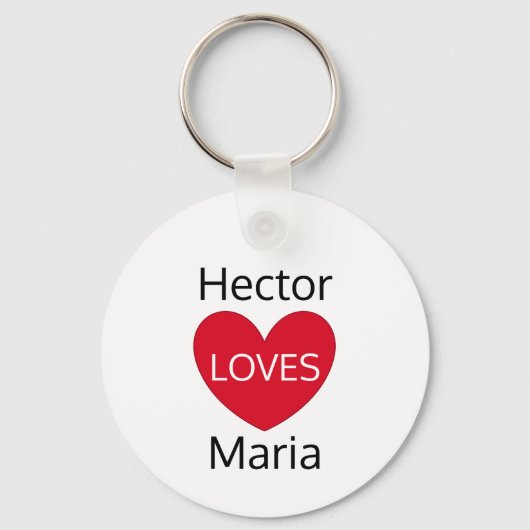 Liefde declareren sleutelhanger (Achterkant)