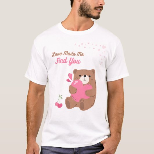 liefde deed me jou vinden t-shirt (Voorkant)
