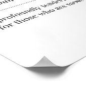 Liefde Definitie Zwanen Poster (Hoek)