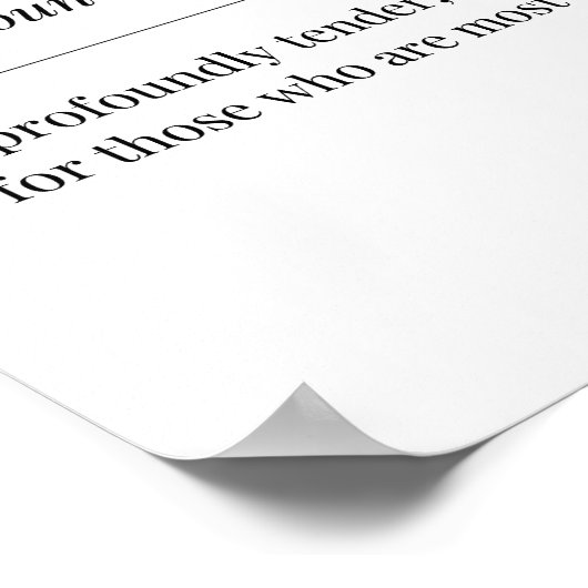 Liefde Definitie Zwanen Poster (Hoek)