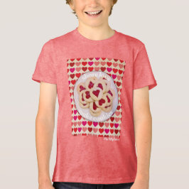 Liefde delen, koekjes maken Tri-Blend shirt