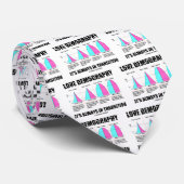 Liefde demografie altijd in overgang stropdas (Opgerold)